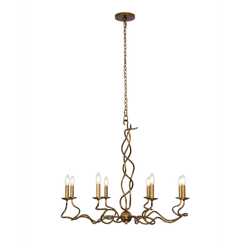Kalco Lighting 529256ORB Oil Rubbed Bronze Rizo 36-in 8 Light Socket Oil Rubbed Bronze Chandelier Image 1