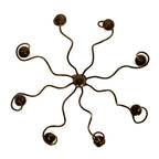 Kalco Lighting Rizo 36-in 8 Light Socket Oil Rubbed Bronze Chandelier