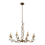 Kalco Lighting 529256ORB Oil Rubbed Bronze Rizo 36-in 8 Light Socket Oil Rubbed Bronze Chandelier Image 5