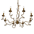 Kalco Lighting 529256ORB Oil Rubbed Bronze Rizo 36-in 8 Light Socket Oil Rubbed Bronze Chandelier Image 3
