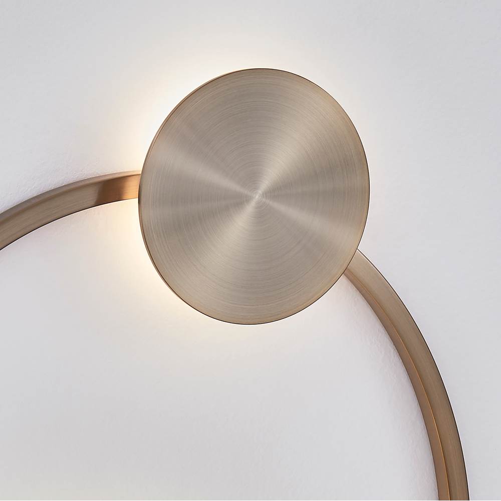 Kalco Lighting 529321BCG Brushed Champagne Gold Spilla 18-in 1 Light Led Brushed Champagne Gold Wall Sconce Image 7