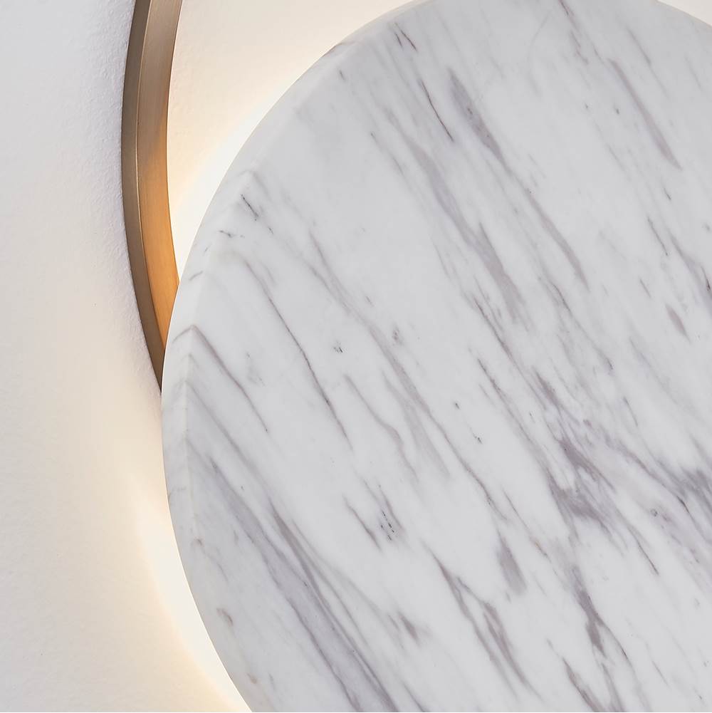 Kalco Lighting 529321BCG Brushed Champagne Gold Spilla 18-in 1 Light Led Brushed Champagne Gold Wall Sconce Image 6