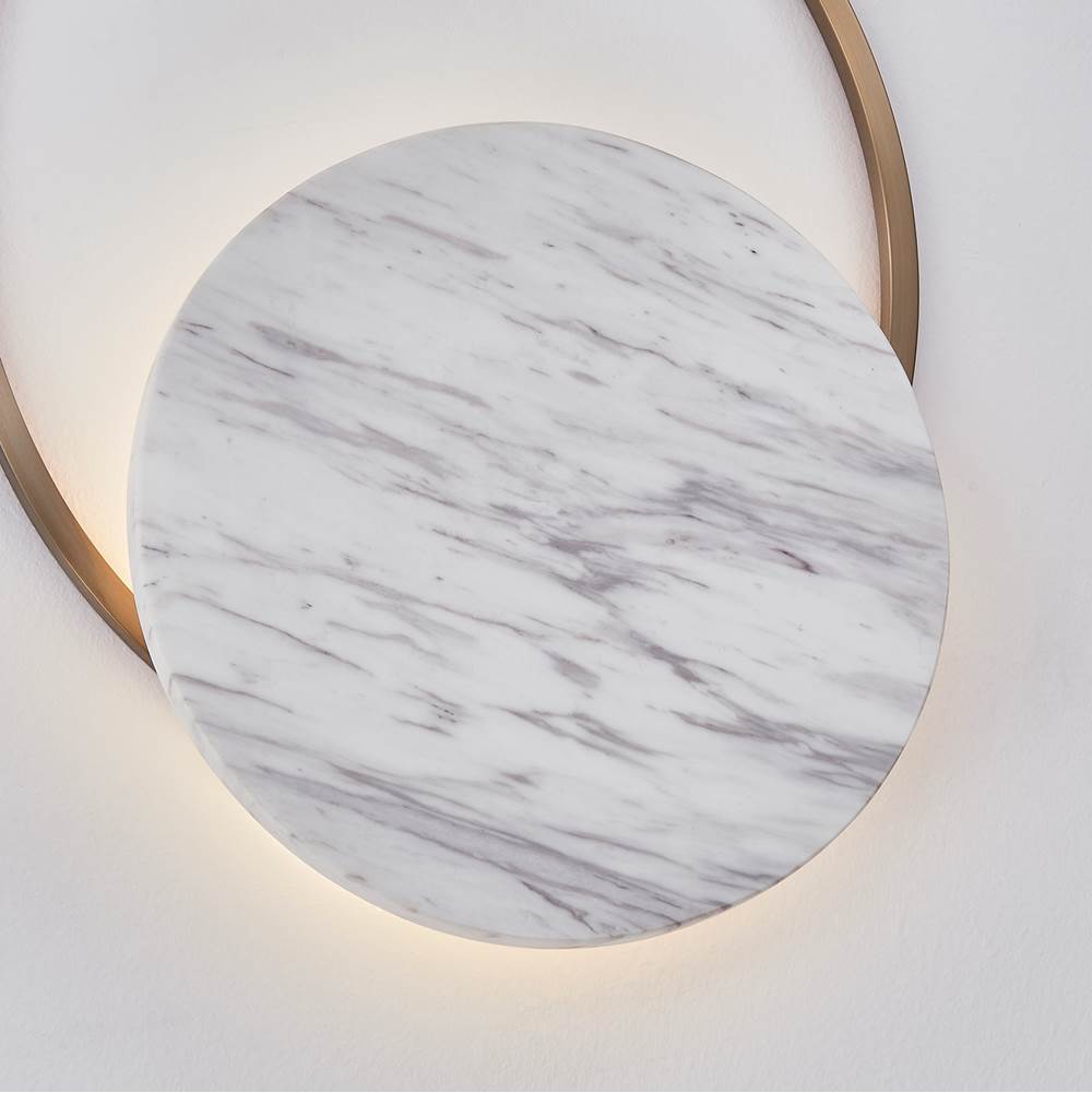 Kalco Lighting 529321BCG Brushed Champagne Gold Spilla 18-in 1 Light Led Brushed Champagne Gold Wall Sconce Image 5