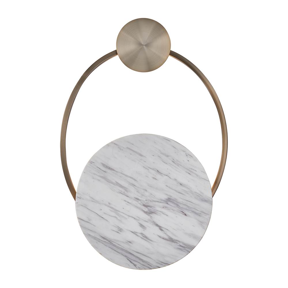 Kalco Lighting 529321BCG Brushed Champagne Gold Spilla 18-in 1 Light Led Brushed Champagne Gold Wall Sconce Image 4
