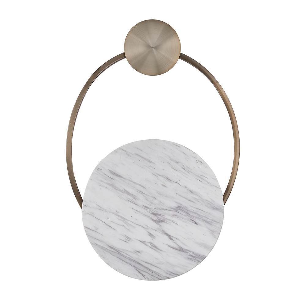 Kalco Lighting 529321BCG Brushed Champagne Gold Spilla 18-in 1 Light Led Brushed Champagne Gold Wall Sconce Image 3