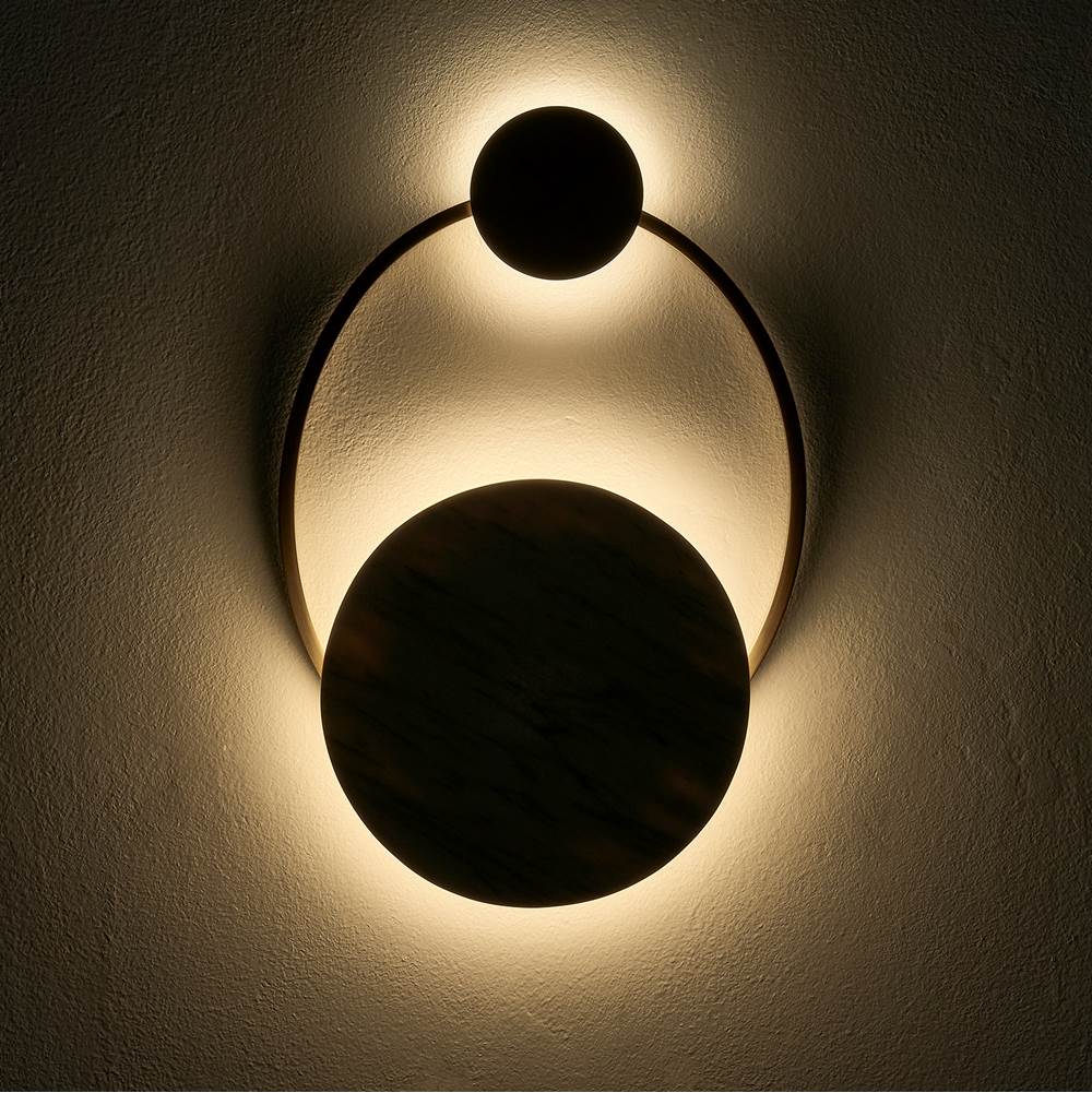 Kalco Lighting 529321BCG Brushed Champagne Gold Spilla 18-in 1 Light Led Brushed Champagne Gold Wall Sconce Image 2