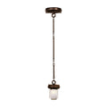 Kalco Lighting Newport 7.5-in 1 Light Socket Satin Bronze Pendant