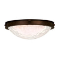 Kalco Lighting Newport 23-in 1 Light Socket Satin Bronze Flush Mount