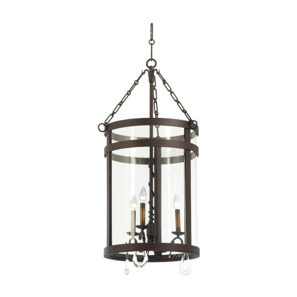 Kalco Lighting 5803BZ Bronze Morris 19.25-in 3 Light Socket Bronze Chandelier Image 1