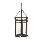 Kalco Lighting 5803BZ Bronze Morris 19.25-in 3 Light Socket Bronze Chandelier Image 1
