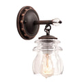Kalco Lighting Brierfield 5-in 1 Light Socket Antique Copper Bath Wall Sconce