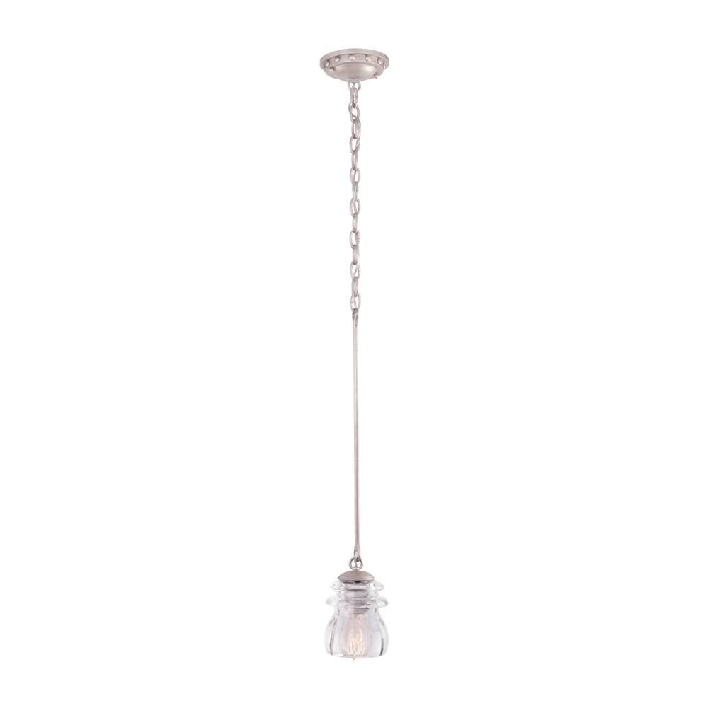 Kalco Lighting Brierfield 5-in 1 Light Socket Pearl Silver Pendant