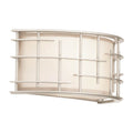 Kalco Lighting Atelier 6-in 2 Light Socket Tarnished Silver Wall Sconce