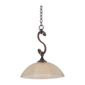 Kalco Lighting Arroyo 15-in 1 Light Socket Antique Copper Pendant