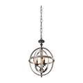 Kalco Lighting Rothwell 17.5-in 3 Light Socket Polished Satin Nickel Multi-pendant