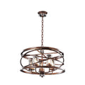 Kalco Lighting Eternity 24-in 5 Light Socket Etruscan Bronze Chandelier