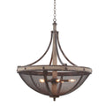 Kalco Lighting 7045FG Florence Gold Coronado 30-in 6 Light Socket Florence Gold Chandelier Image 1