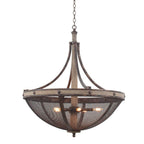 Kalco Lighting 7045FG Florence Gold Coronado 30-in 6 Light Socket Florence Gold Chandelier Image 1