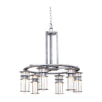 Kalco Lighting 7297RI Rugged Iron Anchorage 27.5-in 6 Light Socket Rugged Iron Chandelier Image 1