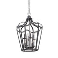 Kalco Lighting Livingston 22-in 6 Light Socket Charcoal Chandelier