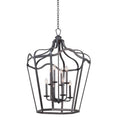 Kalco Lighting Livingston 28-in 6 Light Socket Charcoal Chandelier