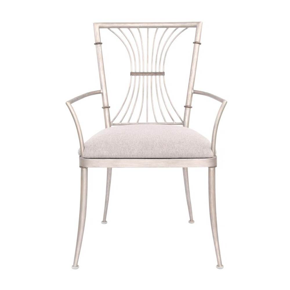 Kalco Lighting 800101PS Pearl Silver Bal Harbour 36-in Pearl Silver Chair Image 2