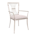 Kalco Lighting 800101PS Pearl Silver Bal Harbour 36-in Pearl Silver Chair Image 1