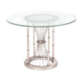Kalco Lighting Bal Harbour Bal Harbour 42-in Pearl Silver Table