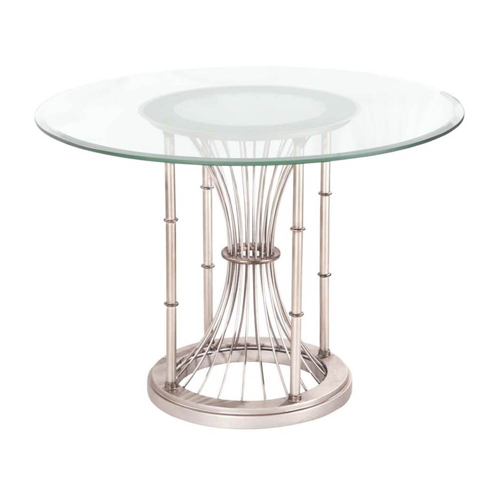 Kalco Lighting Bal Harbour Bal Harbour 42-in Pearl Silver Table