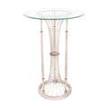 Kalco Lighting Bal Harbour Bal Harbour 28-in Pearl Silver Table