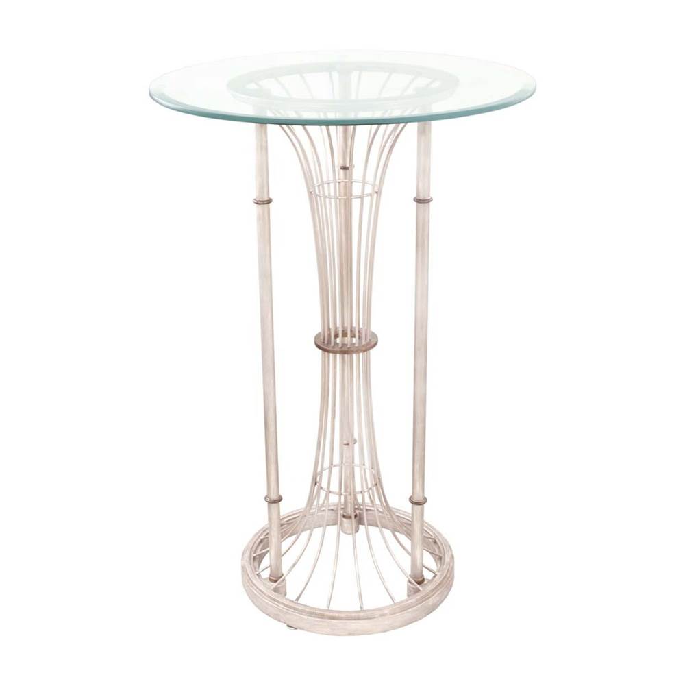 Kalco Lighting Bal Harbour Bal Harbour 28-in Pearl Silver Table