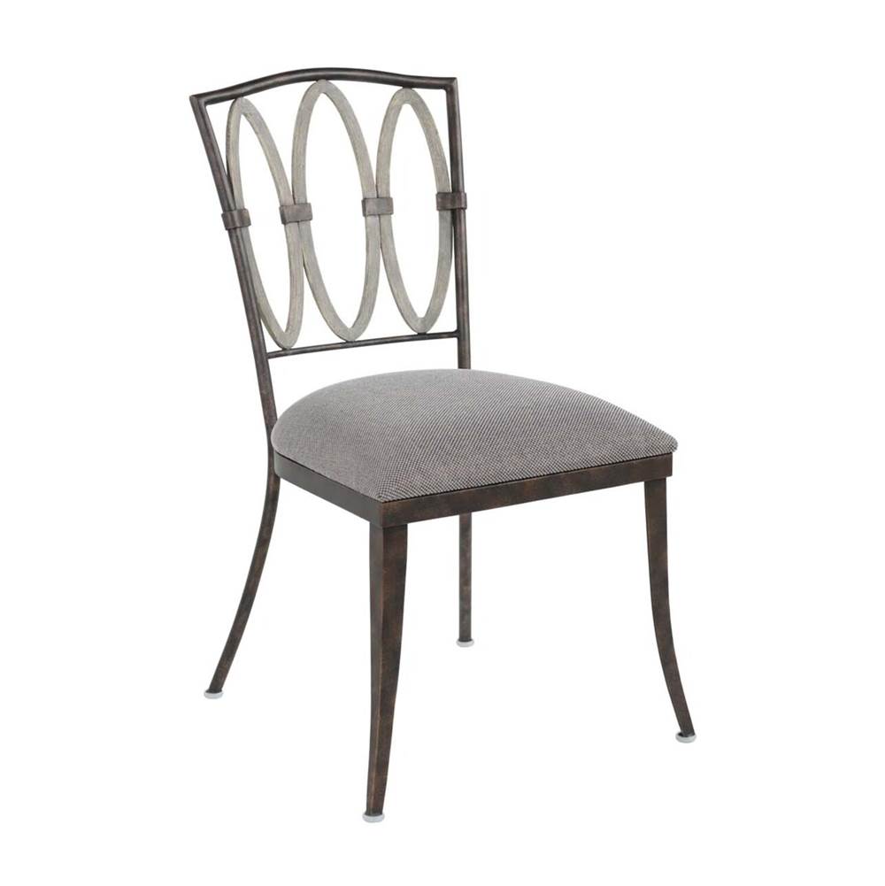 Kalco Lighting Belmont 37-in Florence Gold Chair