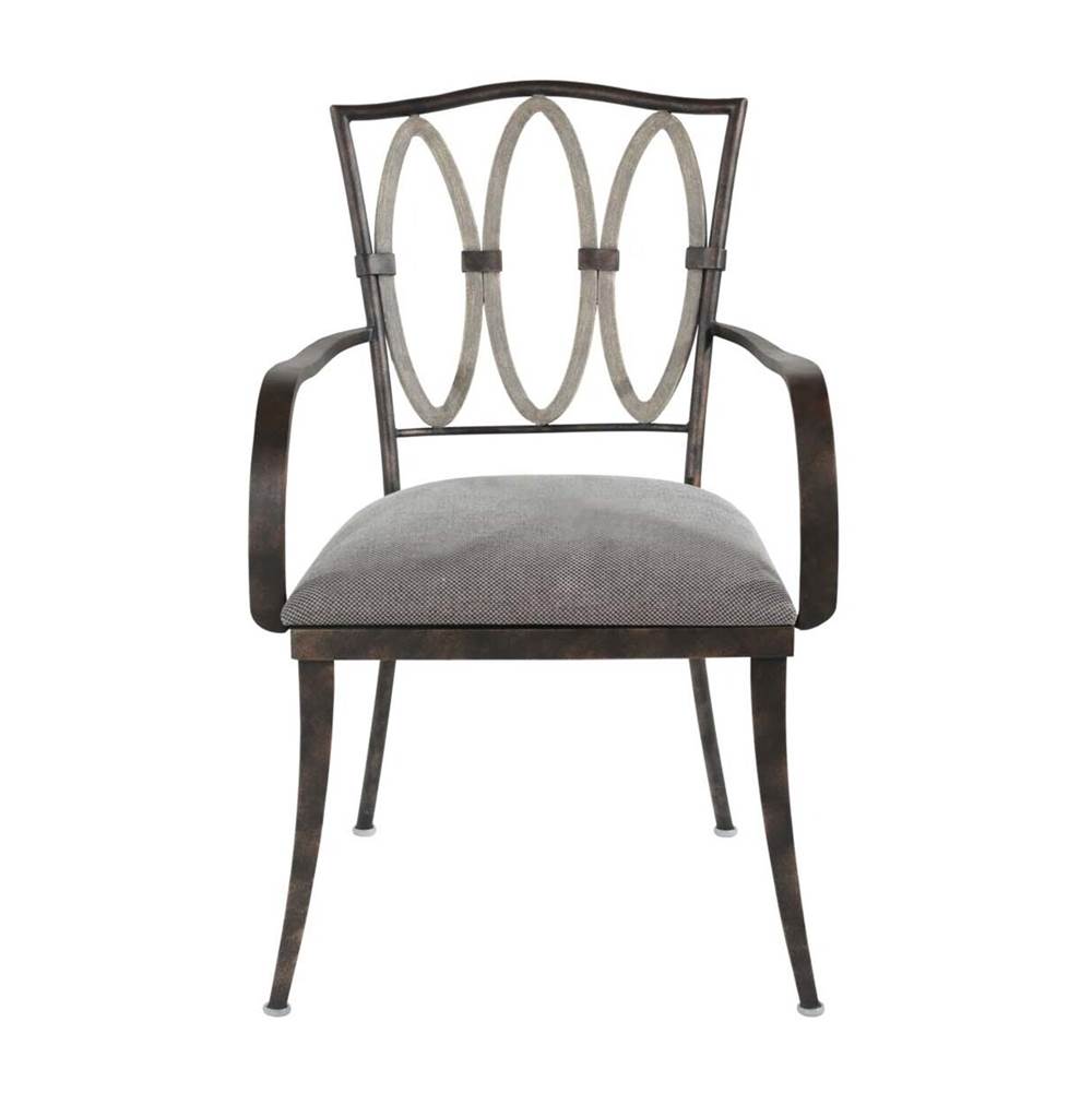 Kalco Lighting Belmont 37-in Florence Gold Chair