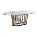 Kalco Lighting Belmont 78-in Florence Gold Table