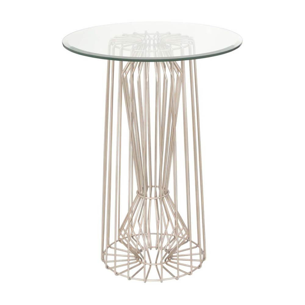 Kalco Lighting Metro 30-in Pearl Silver Table