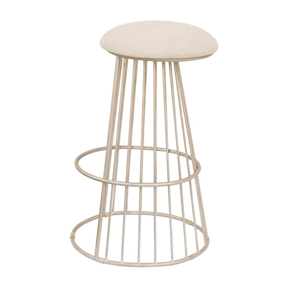Kalco Lighting 800504PS Pearl Silver Metro 32-in Pearl Silver Chair Image 1