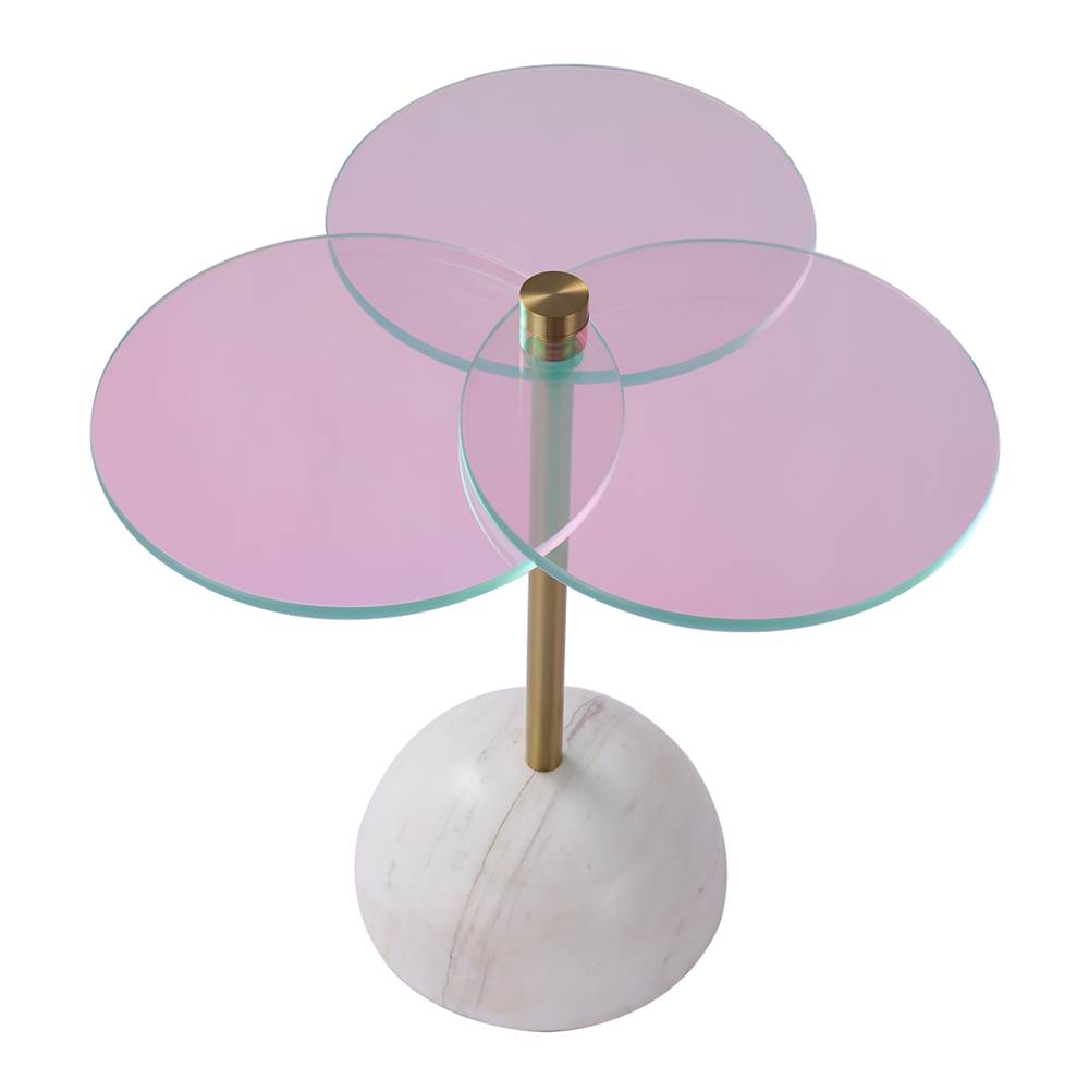 Kalco Lighting 800604 Natural Brass Petali 22-in Natural Brass Table Image 1