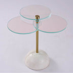 Kalco Lighting Petali 22-in Natural Brass Table