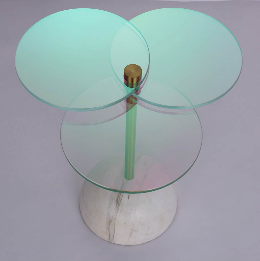 Kalco Lighting 800604 Natural Brass Petali 22-in Natural Brass Table Image 7