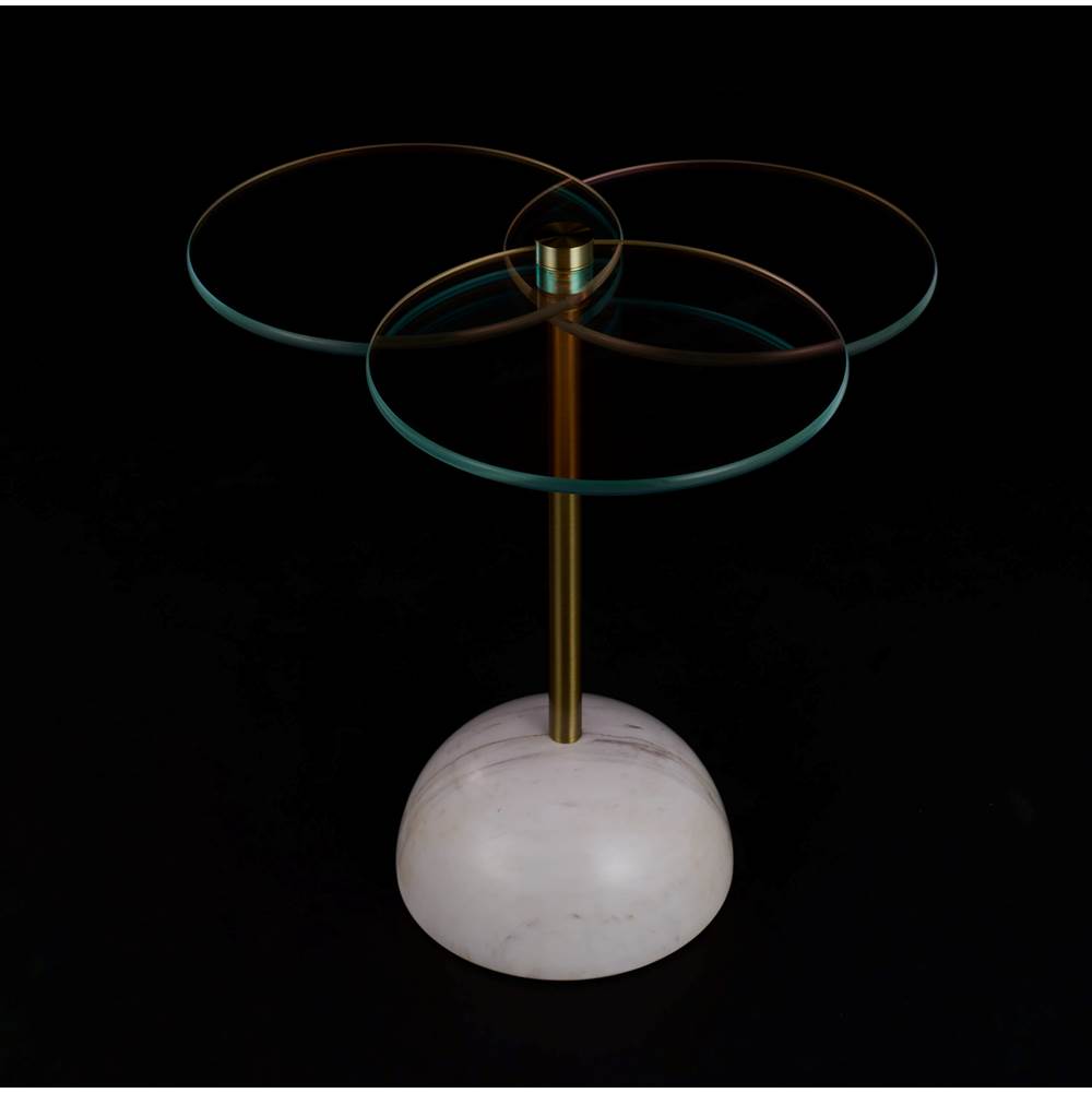 Kalco Lighting 800604 Natural Brass Petali 22-in Natural Brass Table Image 6