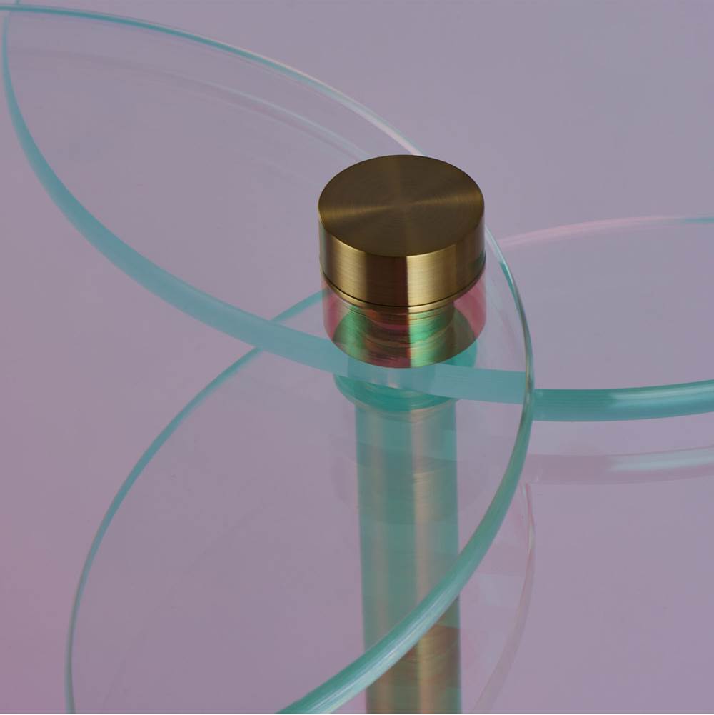 Kalco Lighting 800604 Natural Brass Petali 22-in Natural Brass Table Image 4