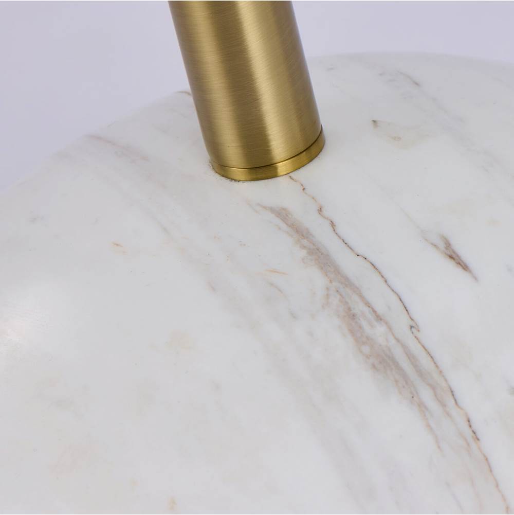Kalco Lighting 800604 Natural Brass Petali 22-in Natural Brass Table Image 3