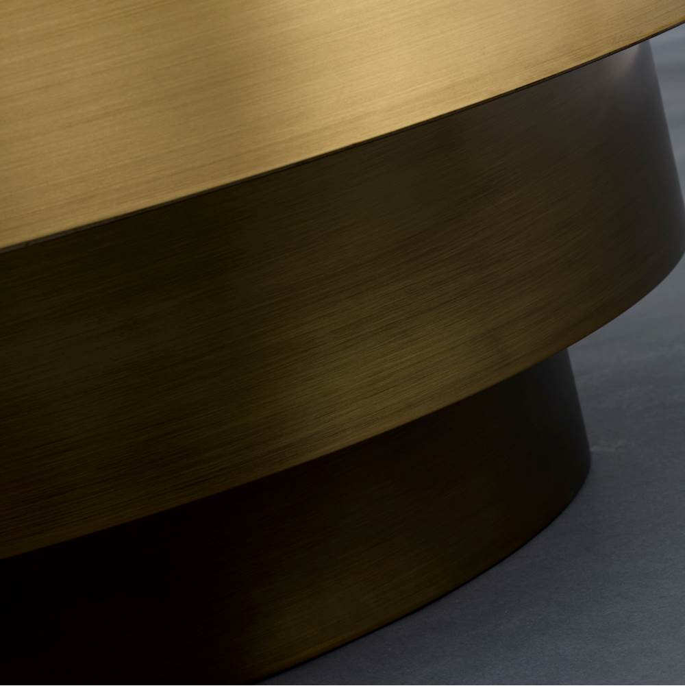 Kalco Lighting Laureato 34-in Natural Brass Table