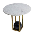Kalco Lighting 801004 Natural Brass Luna 20-in Natural Brass Table Image 1