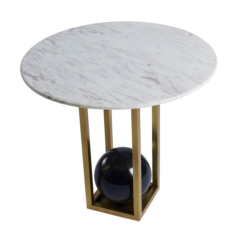 Kalco Lighting 801004 Natural Brass Luna 20-in Natural Brass Table Image 1