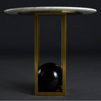 Kalco Lighting 801004 Natural Brass Luna 20-in Natural Brass Table Image 6