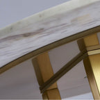 Kalco Lighting 801004 Natural Brass Luna 20-in Natural Brass Table Image 4