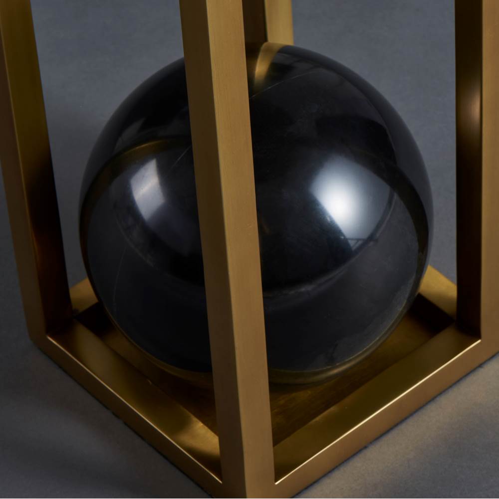 Kalco Lighting 801004 Natural Brass Luna 20-in Natural Brass Table Image 2