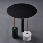 Kalco Lighting Calcolo 20-in Natural Brass/matte Black Table