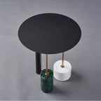 Kalco Lighting 801104 Natural Brass With Matte Black Calcolo 20-in Natural Brass/matte Black Table Image 2
